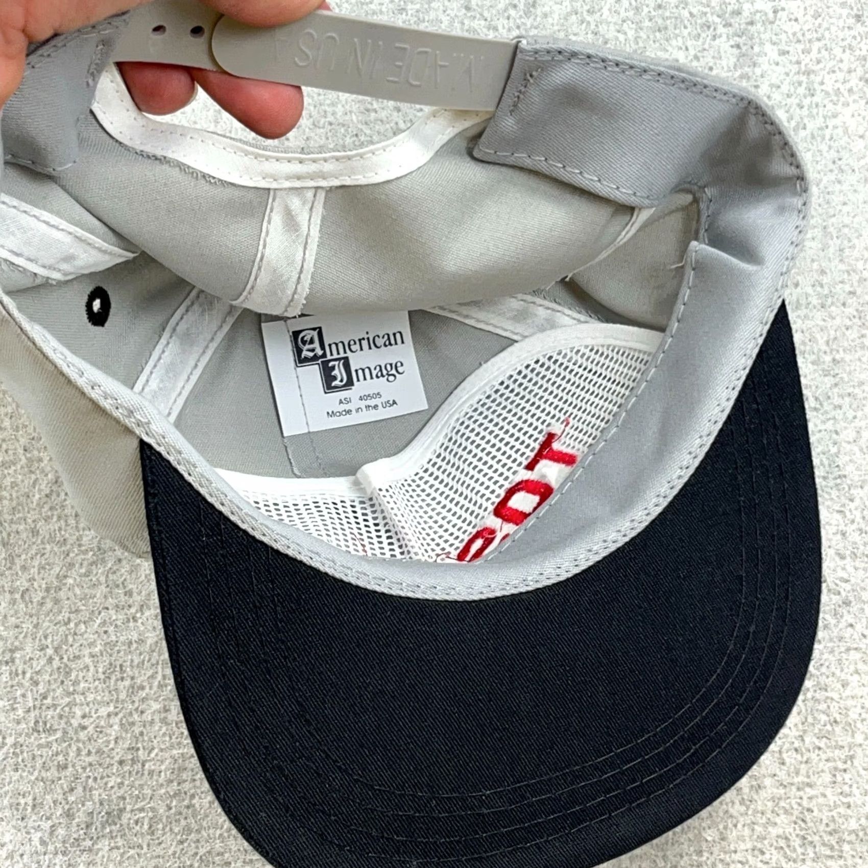 Vintage VINTAGE Toshiba Trucker Hat Cap 90s USA Houston Texas Electronics TV Gray Mens Size ONE SIZE - 7 Thumbnail
