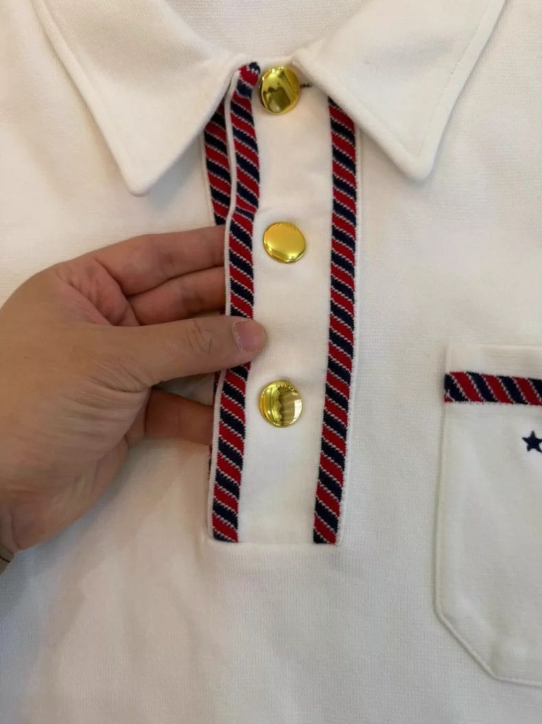 Gucci Gucci Classic Polo Shirt with Embroidery-2506 Size US M / EU 48-50 / 2 - 3 Thumbnail