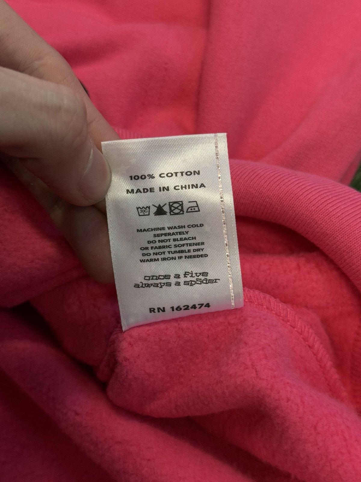 Sp5der Sp5der WorldWide Pink Hoodie Size Small (NEW) Size US S / EU 44-46 / 1 - 8 Thumbnail