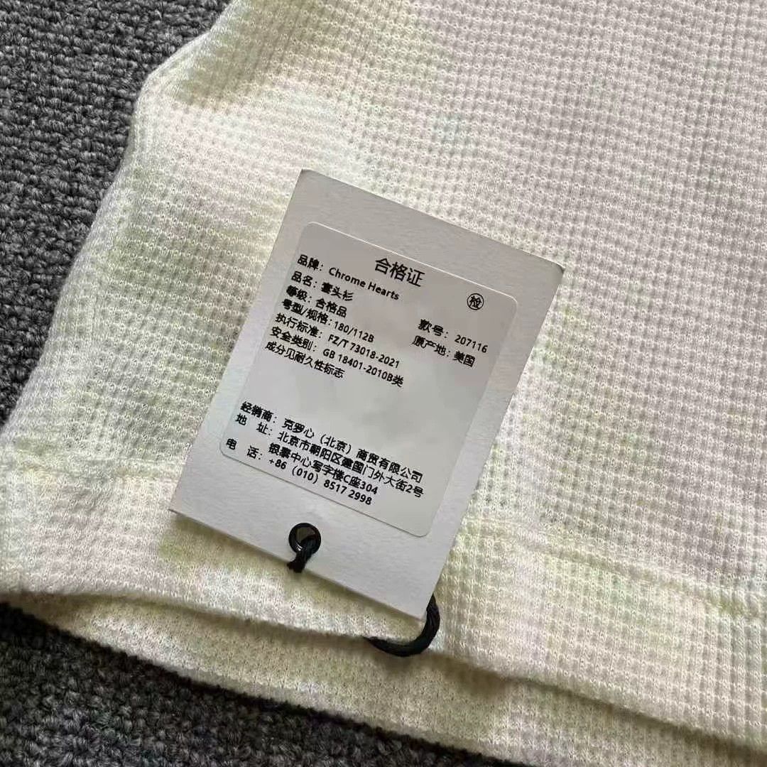 Chrome Hearts In Stock Chrome Hearts New Waffle Long-Sleeve T-Shirt Size XL / US 12-14 / IT 48-50 - 4 Thumbnail