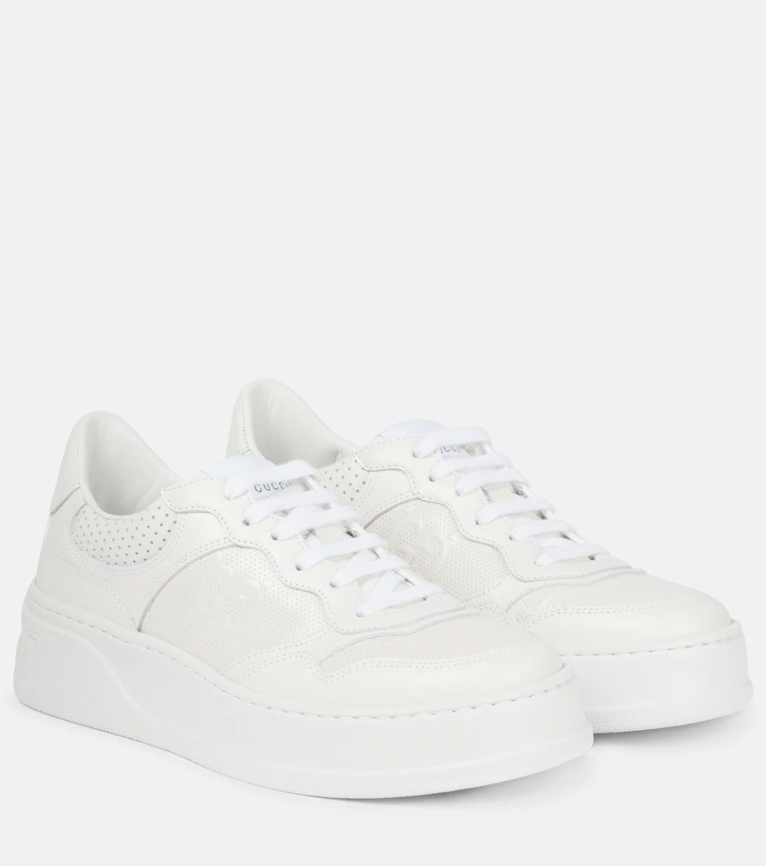 Gucci Gucci GG embossed leather sneaker Size US 11 / EU 44 - 1 Thumbnail