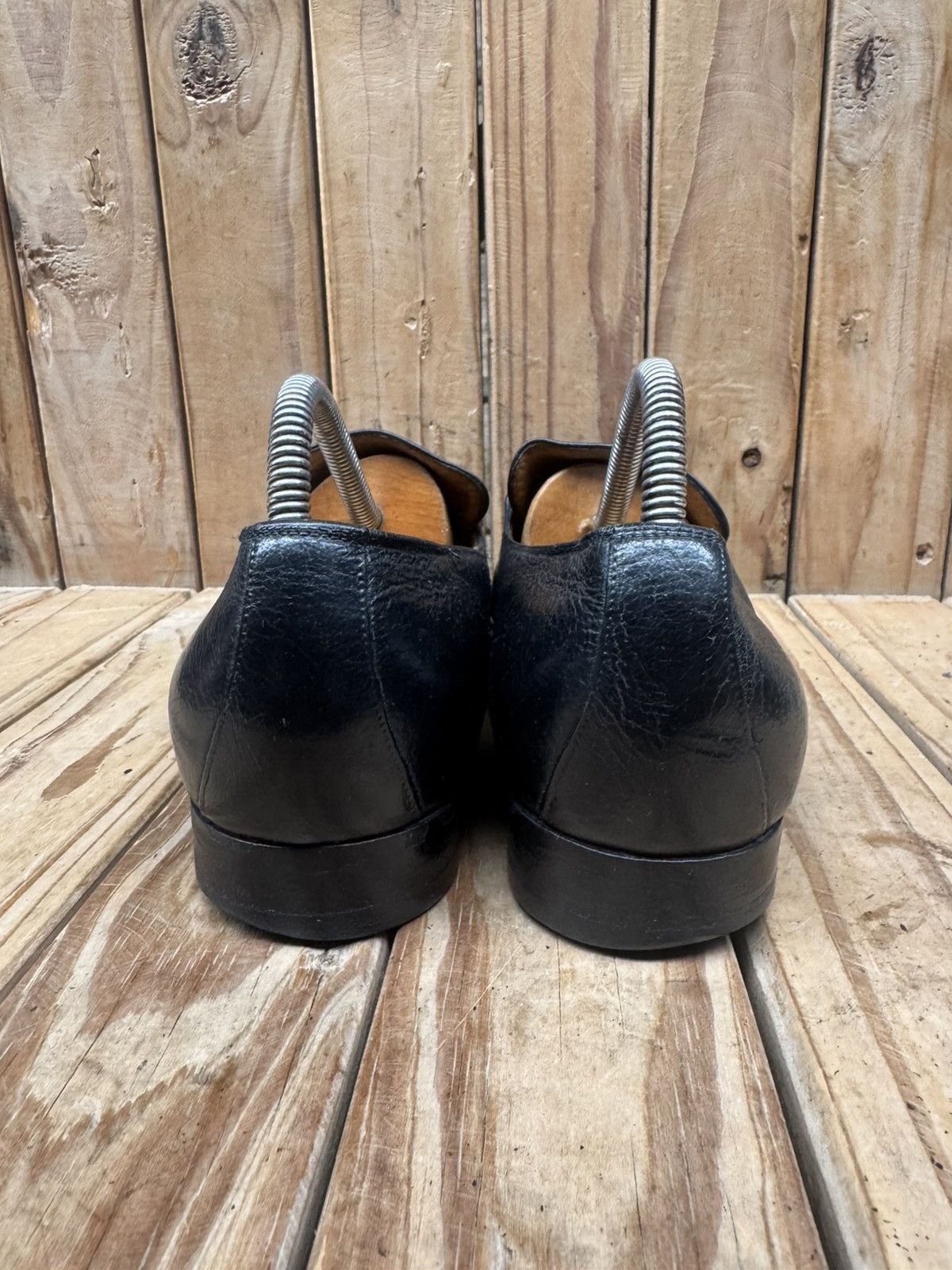 Gucci Gucci Black Men’s Leather Loafers UK 6 EJ Size US 6.5 / EU 39-40 - 8 Thumbnail