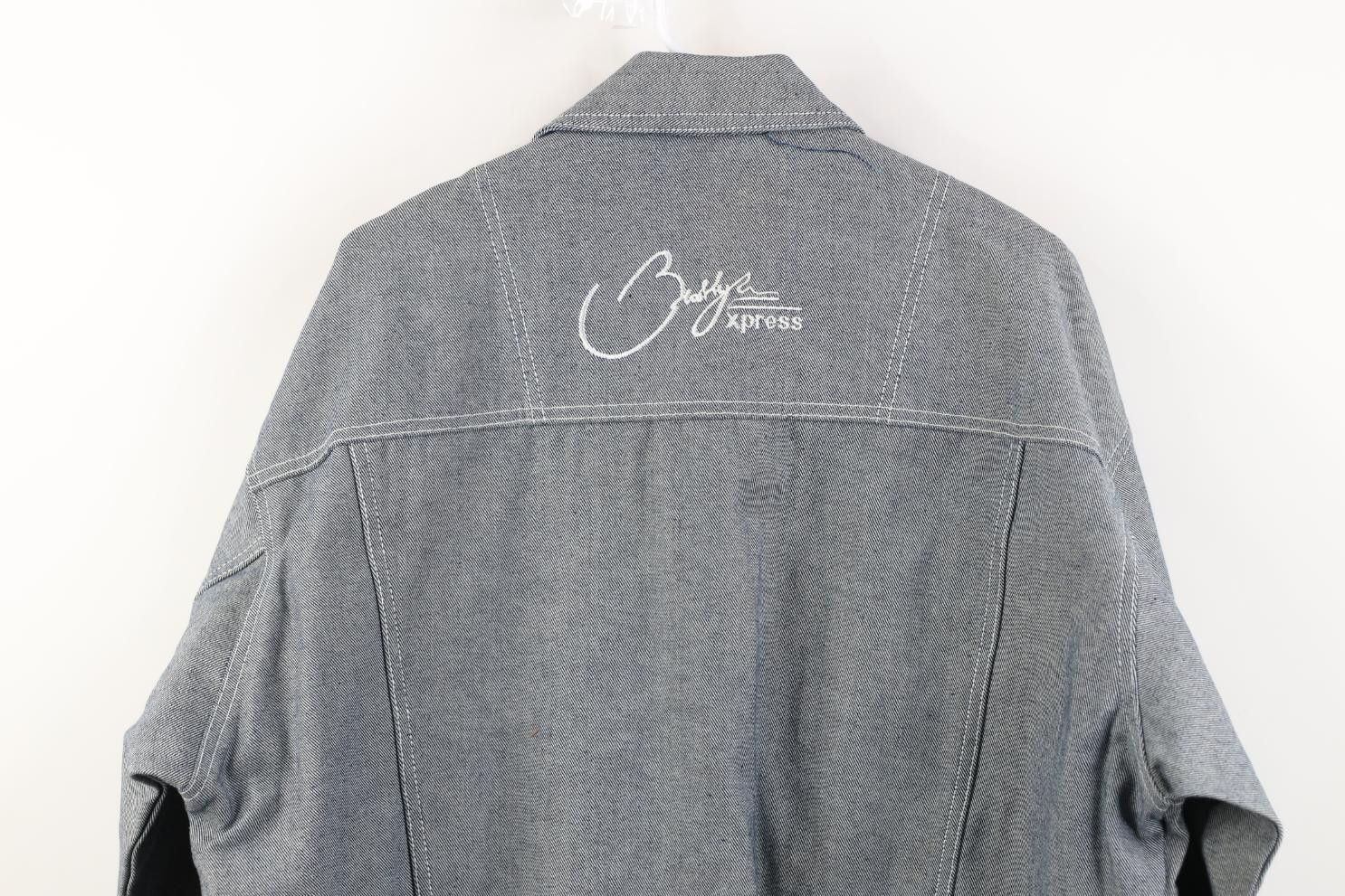 Vintage Deadstock Vintage 90s Y2K Streetwear Denim Trucker Jacket Size US L / EU 52-54 / 3 - 21 Thumbnail