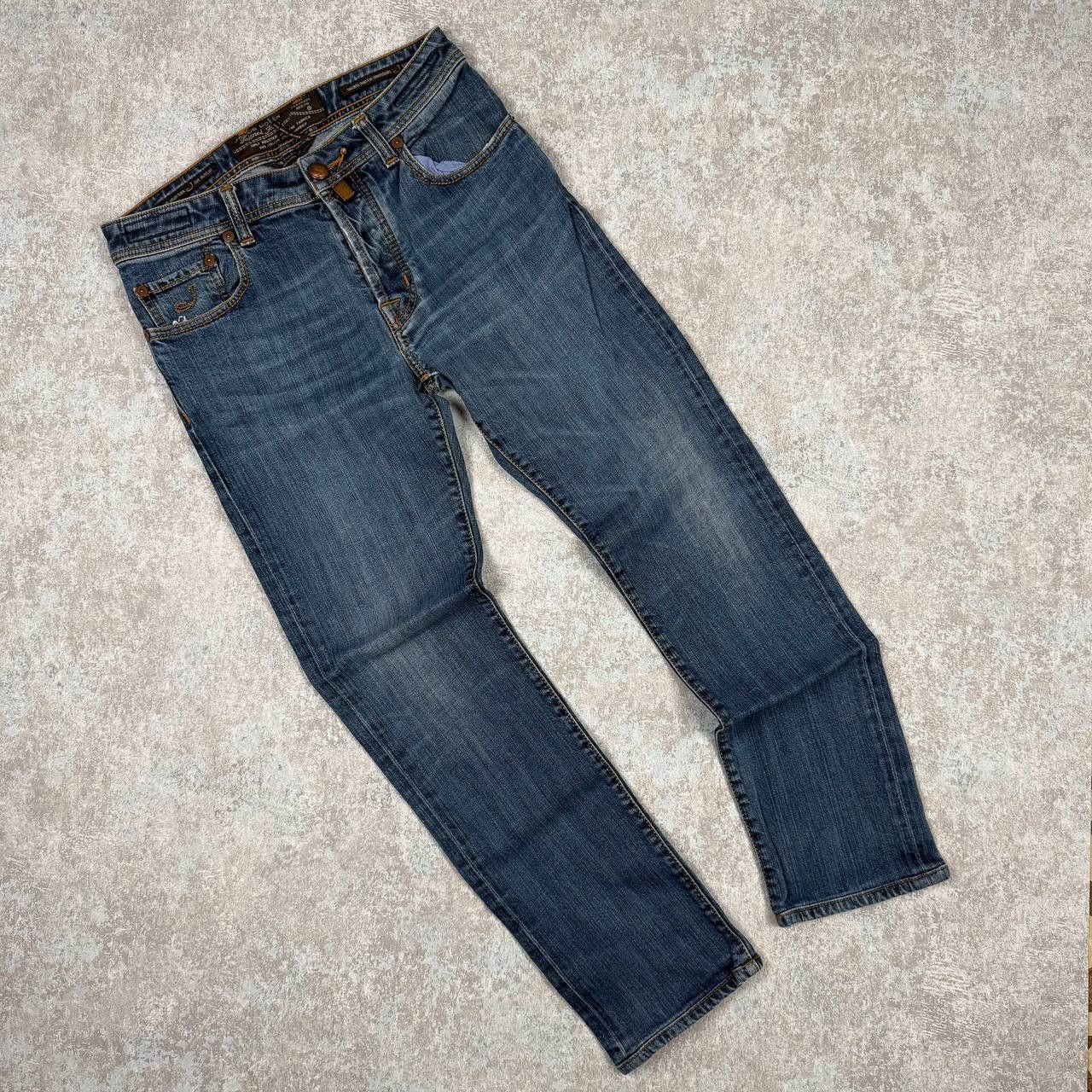 Jacob Cohen JACOB COHEN BLUE COMFORT TAILORED DENIM JEANS Size US 31 - 1 Thumbnail