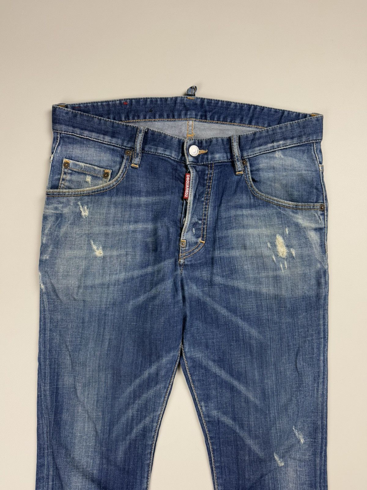 Dsquared2 Dsquared Men’s Distressed Denim Skater Skinny Jeans Size US 30 / EU 46 - 6 Thumbnail