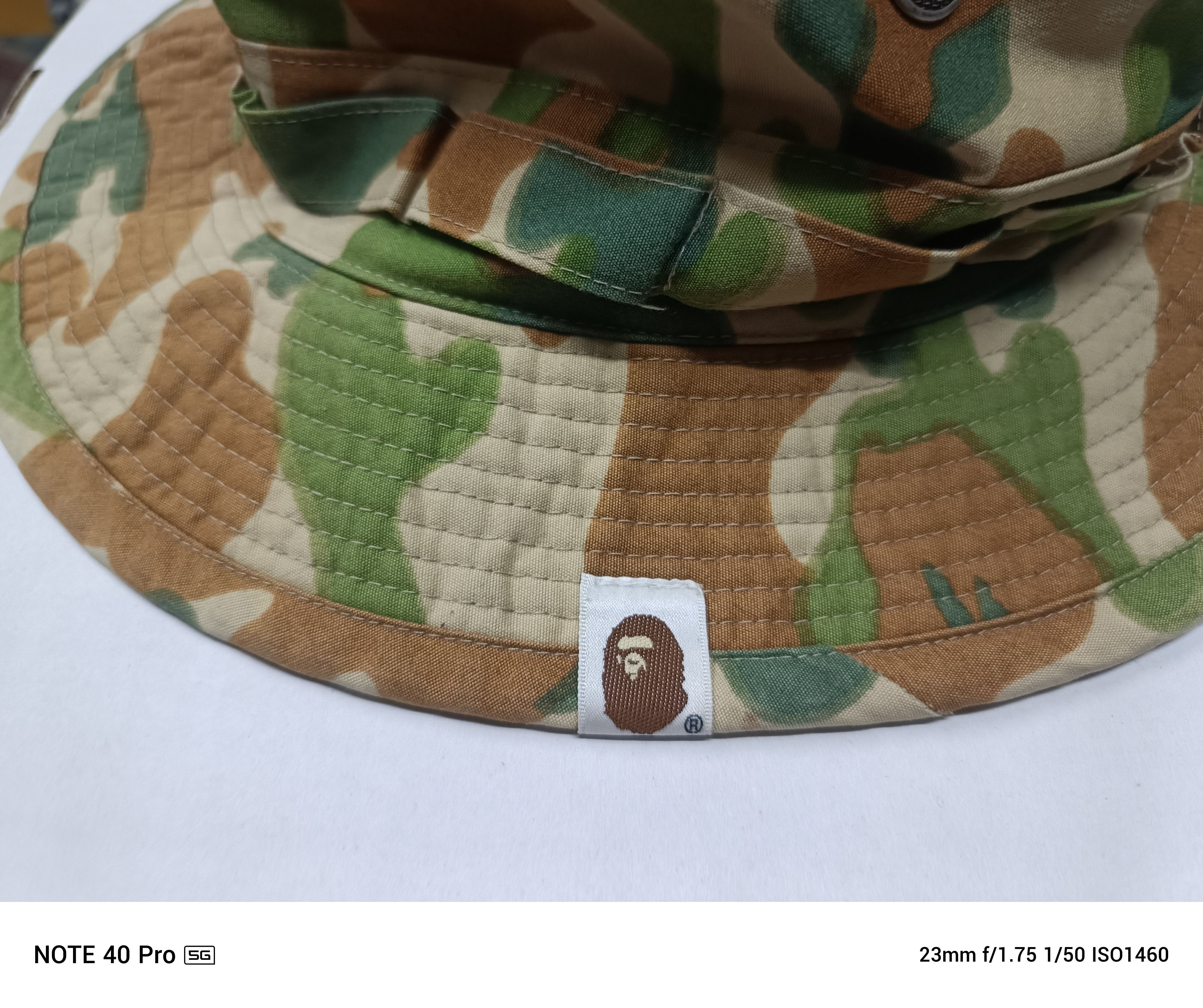 Bape Puzzle Camo Bucket Hat Size ONE SIZE - 6 Thumbnail