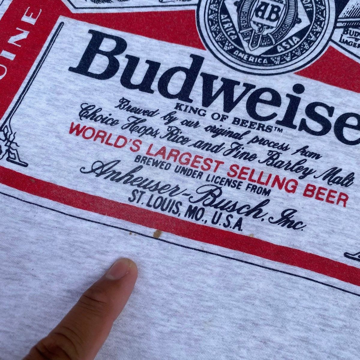 Vintage RARE ‼️ Budweiser Size US M / EU 48-50 / 2 - 5 Thumbnail