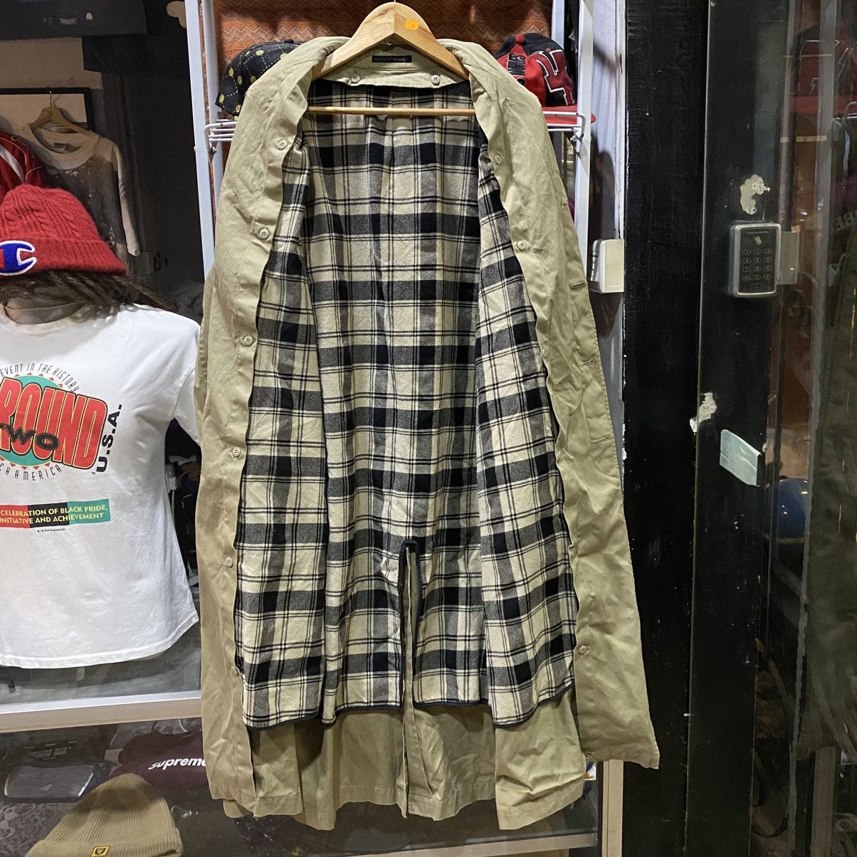 Yohji Yamamoto Vintage 80s Yohji Yamamoto Homme Impermeable Car Coat Size US XL / EU 56 / 4 - 3 Thumbnail