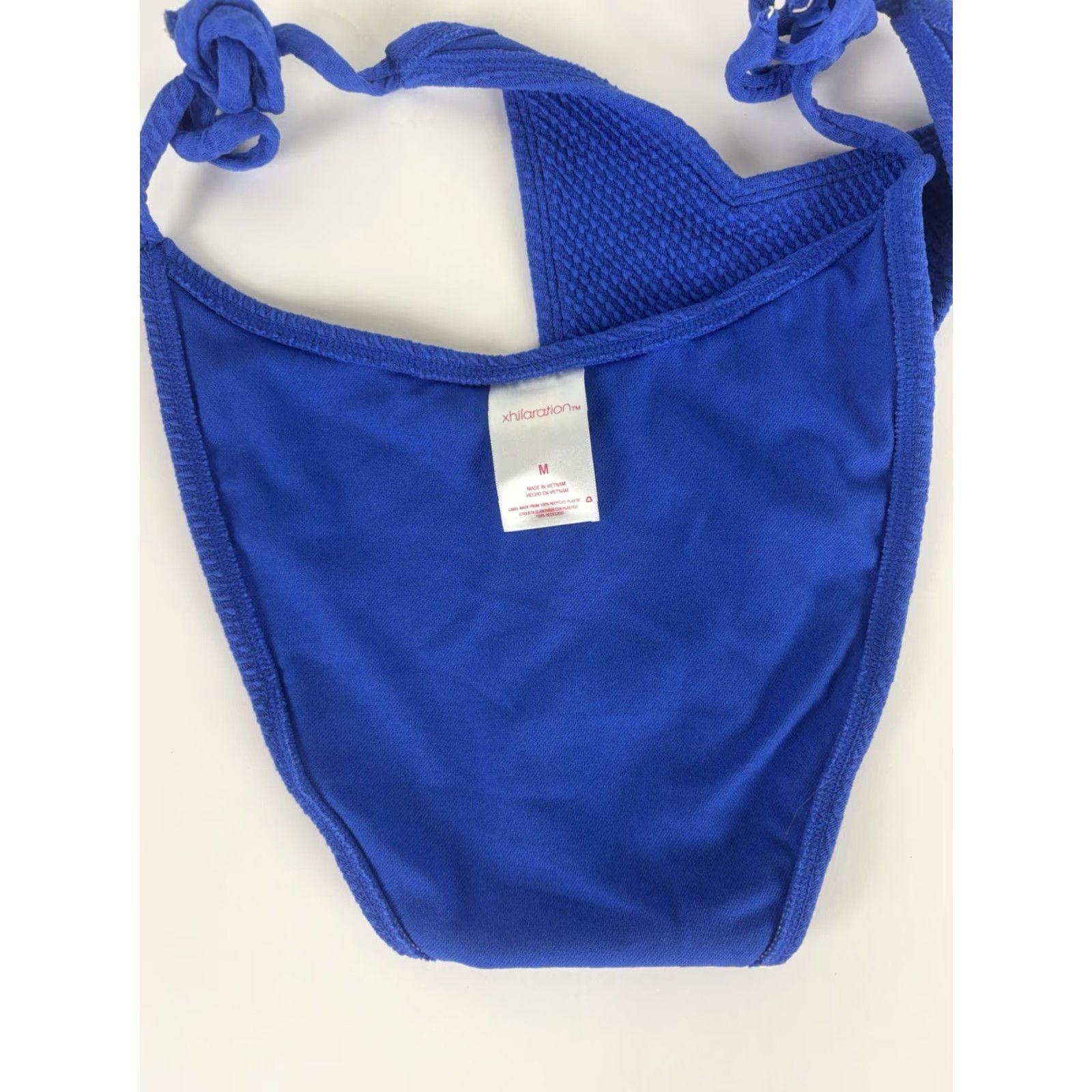 Vintage Xhiliration Blue Bikini Bottoms Womens M Bottoms Size 32" / US 10 / IT 46 - 4 Thumbnail