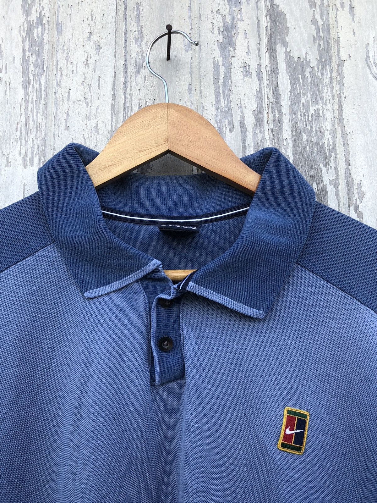 Japanese Brand 🔥Vintage🔥90s Nike Court ALPHA PROJECT Polo Shirts Size US L / EU 52-54 / 3 - 2 Thumbnail