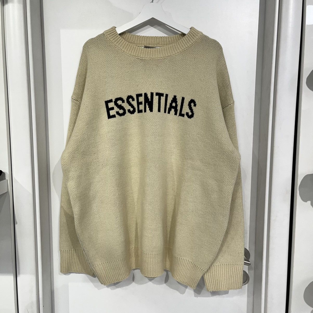 Essentials × Fear of God Fear Of God Essentials Sweater Beige Size US XL / EU 56 / 4 - 1 Thumbnail