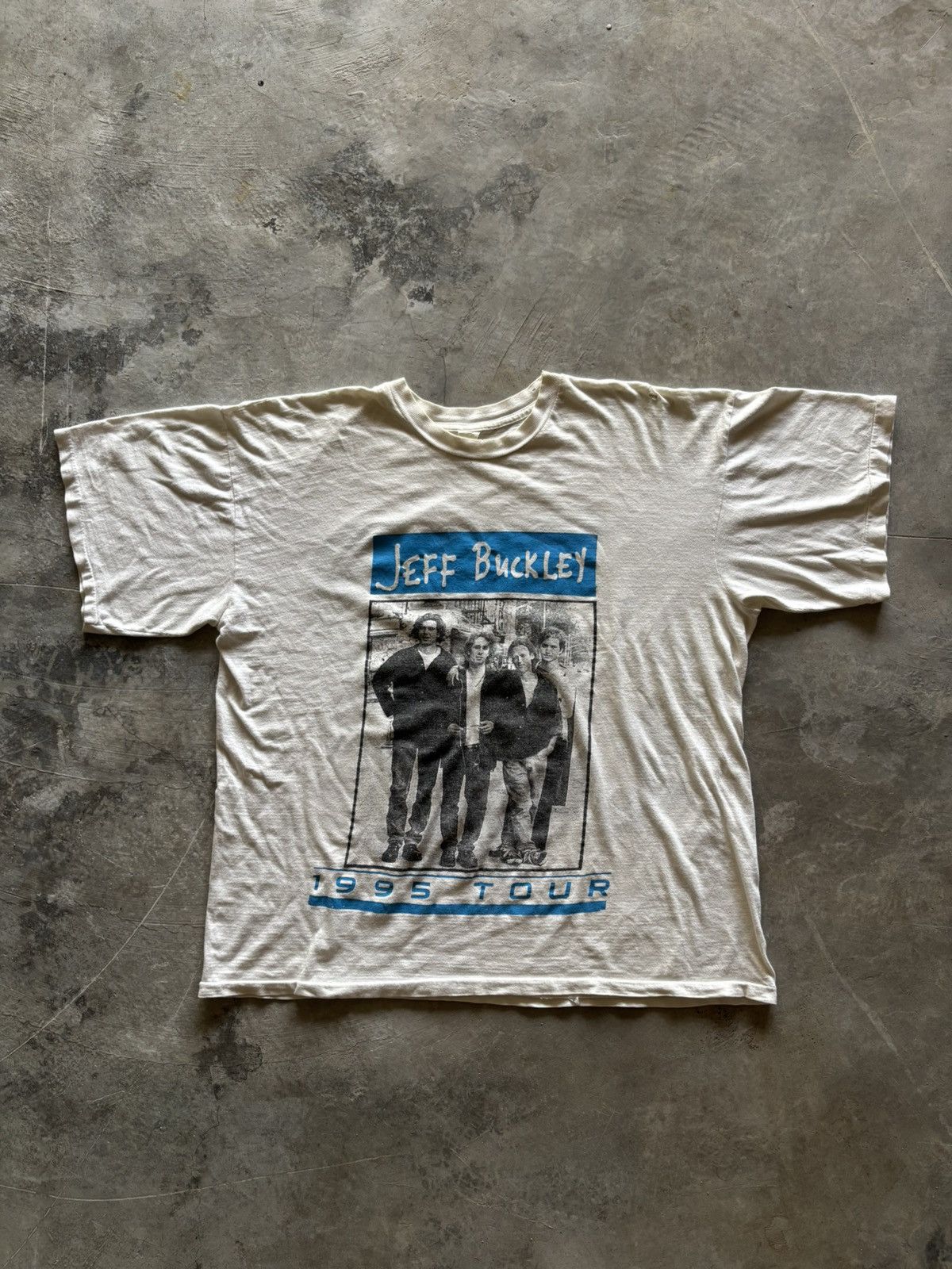 RARE SCARCE JEFF BUCKLEY 1995 GRACE TOUR DISTRESSED BOXY ERD