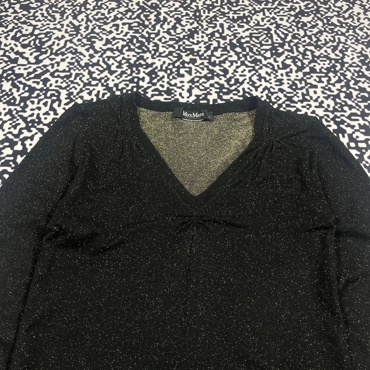 Max Mara Vintage Y2K Max Mara Bodywear Longsleeve Luxury Retro Style Size L / US 10 / IT 46 - 10 Thumbnail