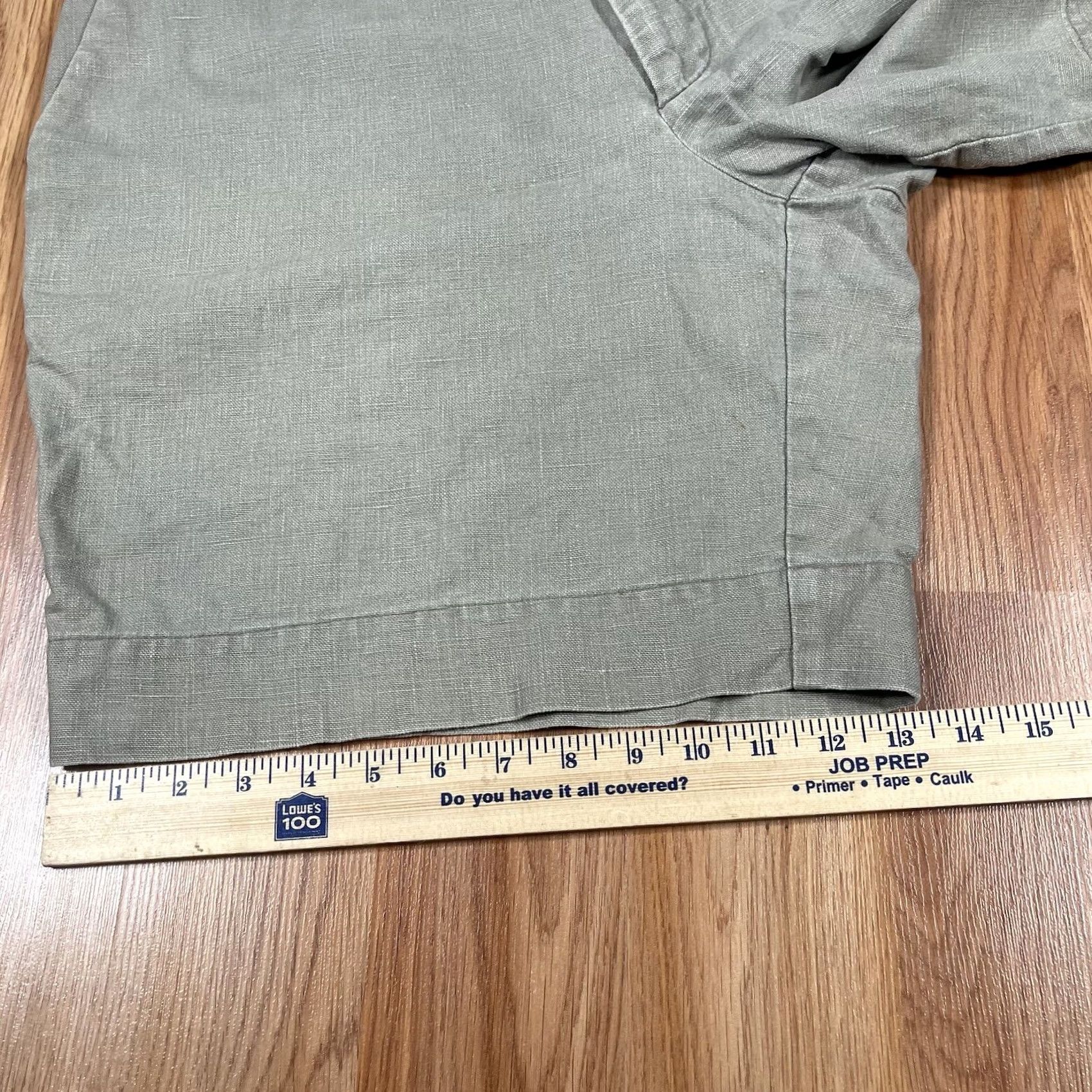 Cubavera Cubavera Shorts Mens 36 Beige Linen Cotton Blend Flat Front Khaki Chino Slack Mens Regular Flat Front Nylon? Size US 36 / EU 52 - 7 Thumbnail