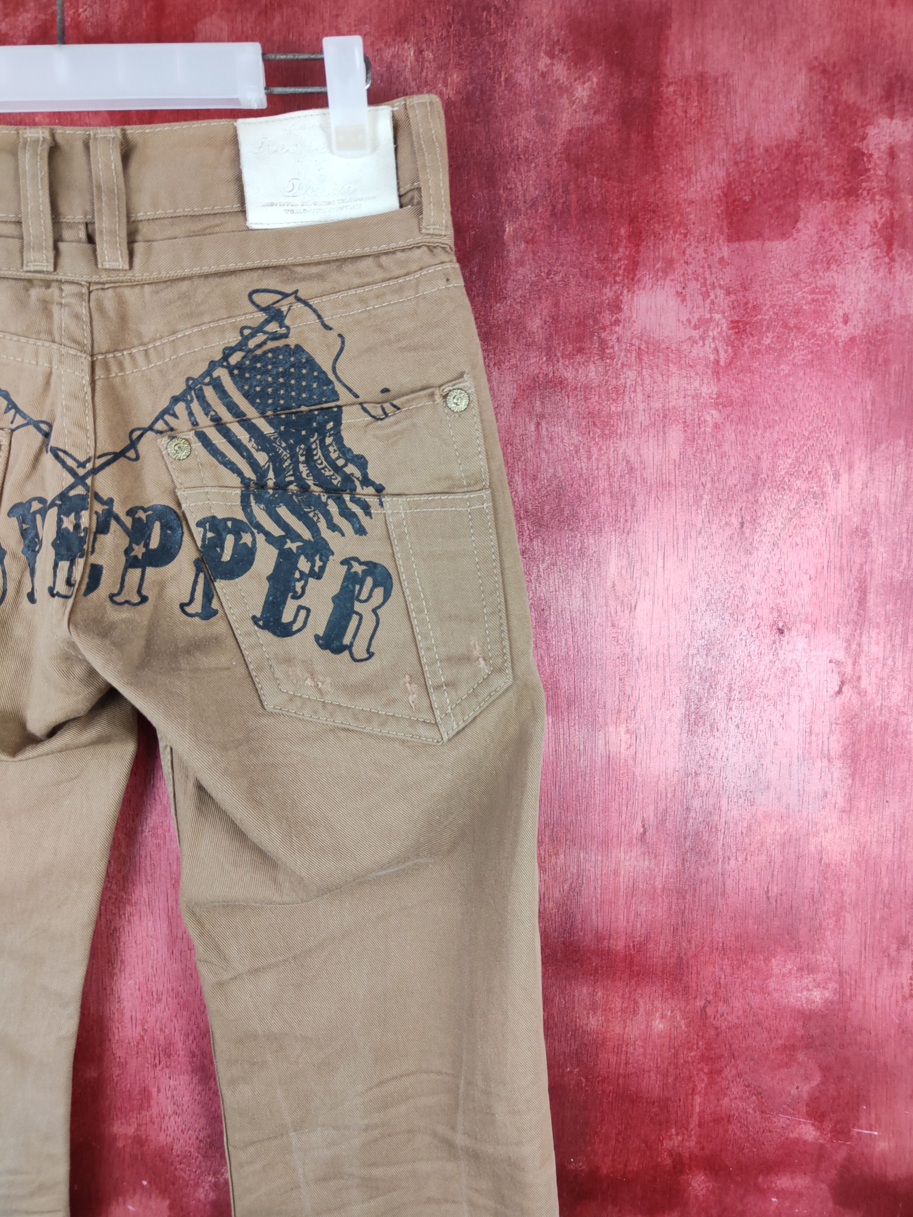Japanese Brand Redpepper Brown Multipocket Soft Denim #S1321 Size US 28 / EU 44 - 14 Thumbnail