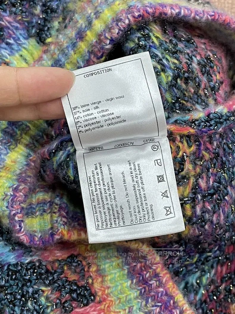 Chanel Chanel Kangpeng series colourful checkered tweed suspender Size XXS / US 00 / IT 34 - 7 Thumbnail