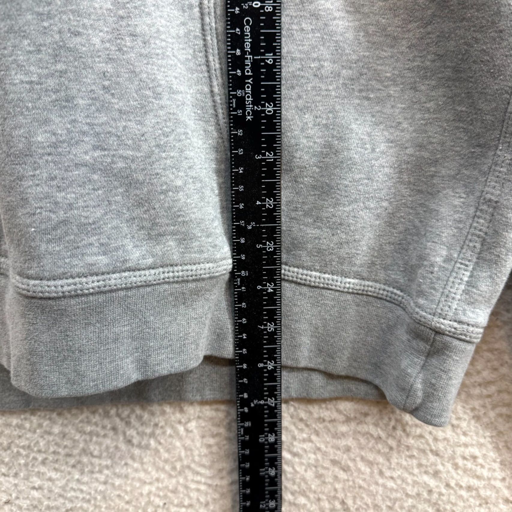 Nike Nike Hoodie Mens XL Heather Grey Logo Embroidered Kangaroo Sweatshirt Sweater Pullover Size US XL / EU 56 / 4 - 5 Thumbnail