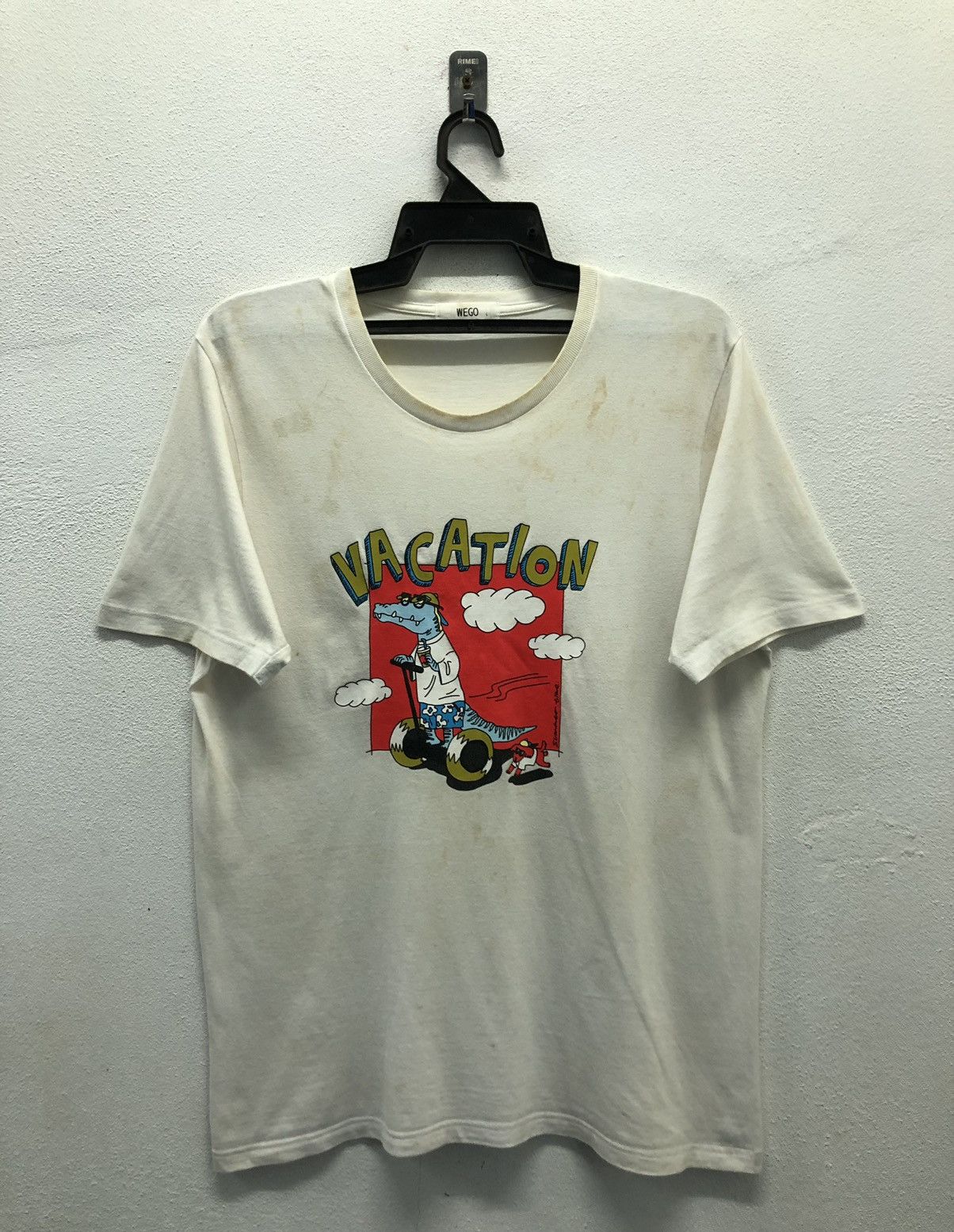 Vintage Vintage Wego Vacation T-Shirt Size US L / EU 52-54 / 3 - 1 Thumbnail