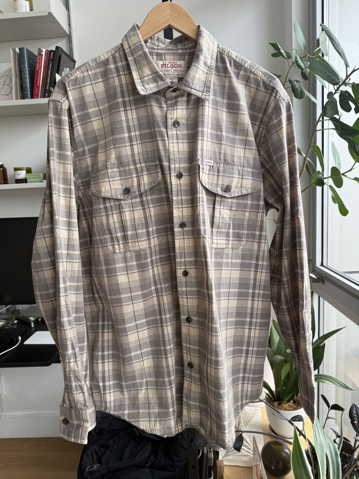 Filson Filson Washed Feather Cloth Shirt Size US M / EU 48-50 / 2 - 1 Thumbnail