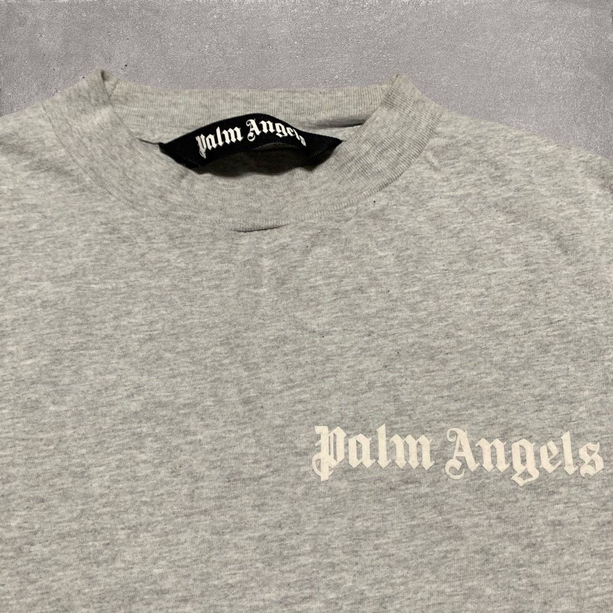 Palm Angels Palm Angels Small Classic Logo Grey Tee Size US S / EU 44-46 / 1 - 3 Thumbnail