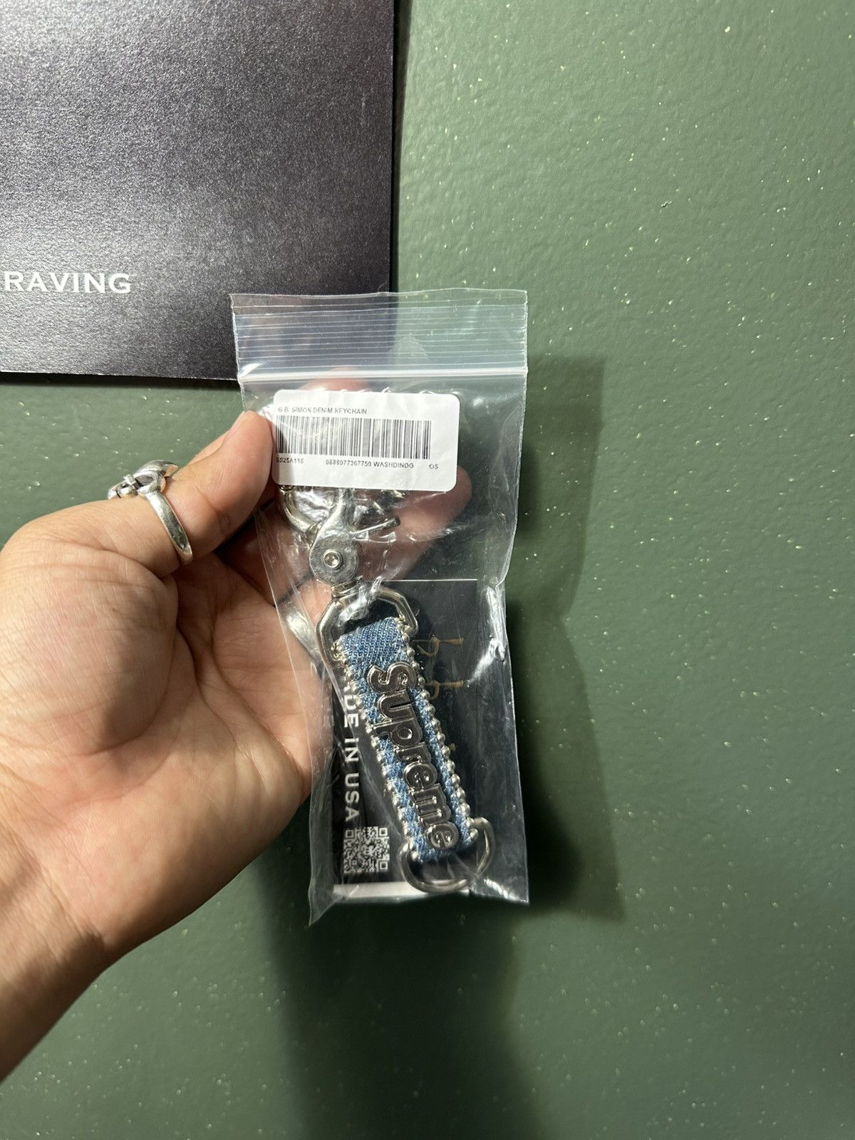 B.B. Simon × Supreme Supreme® / b.b. Simon Denim Keychain