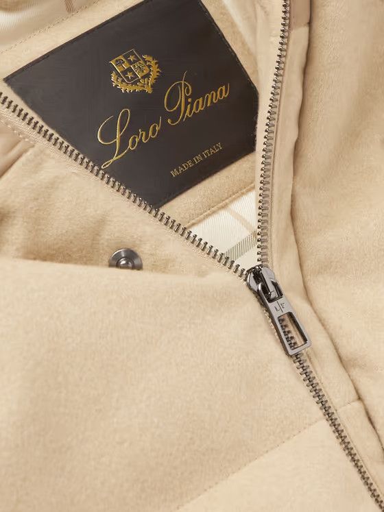 Loro Piana o1w1db10724 Snow Wander Bomber Jacket in Beige Size US XL / EU 56 / 4 - 5 Thumbnail