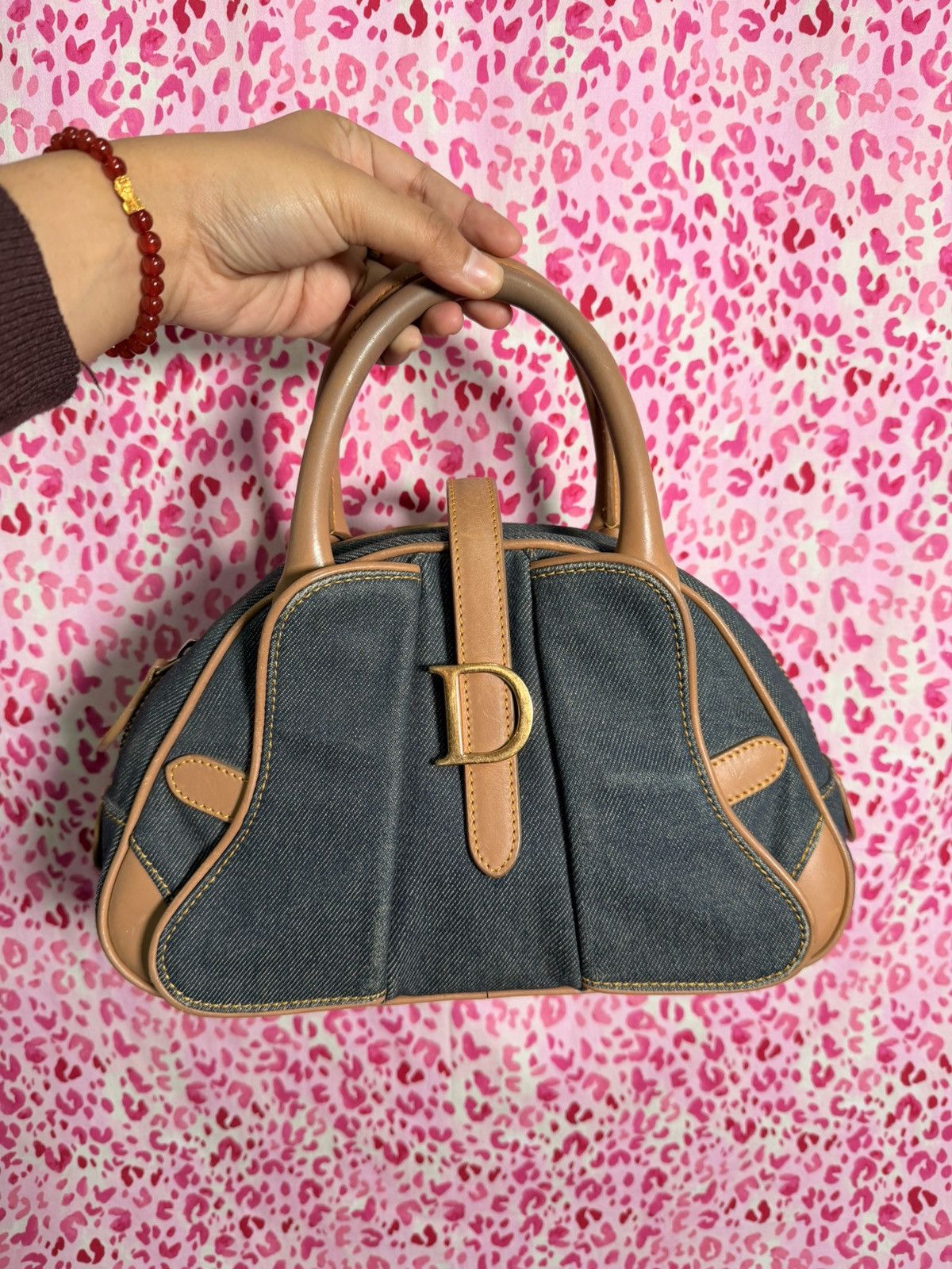 Dior Dior Baby Saddle Bowler Bag Size ONE SIZE - 1 Thumbnail