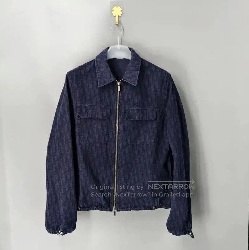 Dior Dior Men's Blue Cotton Jacket . Size US M / EU 48-50 / 2 - 1 Thumbnail