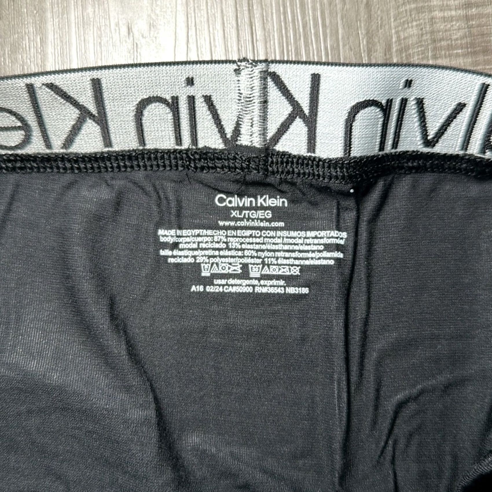 Calvin Klein Calvin Klein Ultra Soft Modern Modal Hip Brief XL Black Mens Underwear Regular XL Size US 36 / EU 52 - 3 Thumbnail