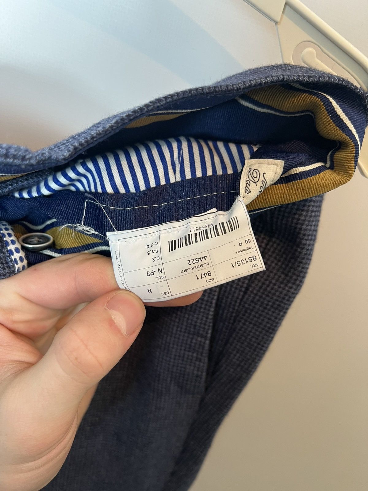 L.B.M. 1911 Vintage luxury Luigi Bianchi Mantova L.B.M 1911 Pants Sz 50R Size US 34 / EU 50 - 8 Thumbnail
