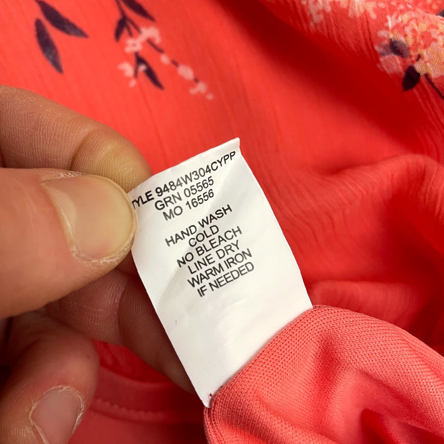 Vintage Sara Michelle Blouse Off Shoulder Womens 3X Orange Floral Long Sleeve Summer Top Size XXL / US 16-18 / IT 52-54 - 6 Thumbnail