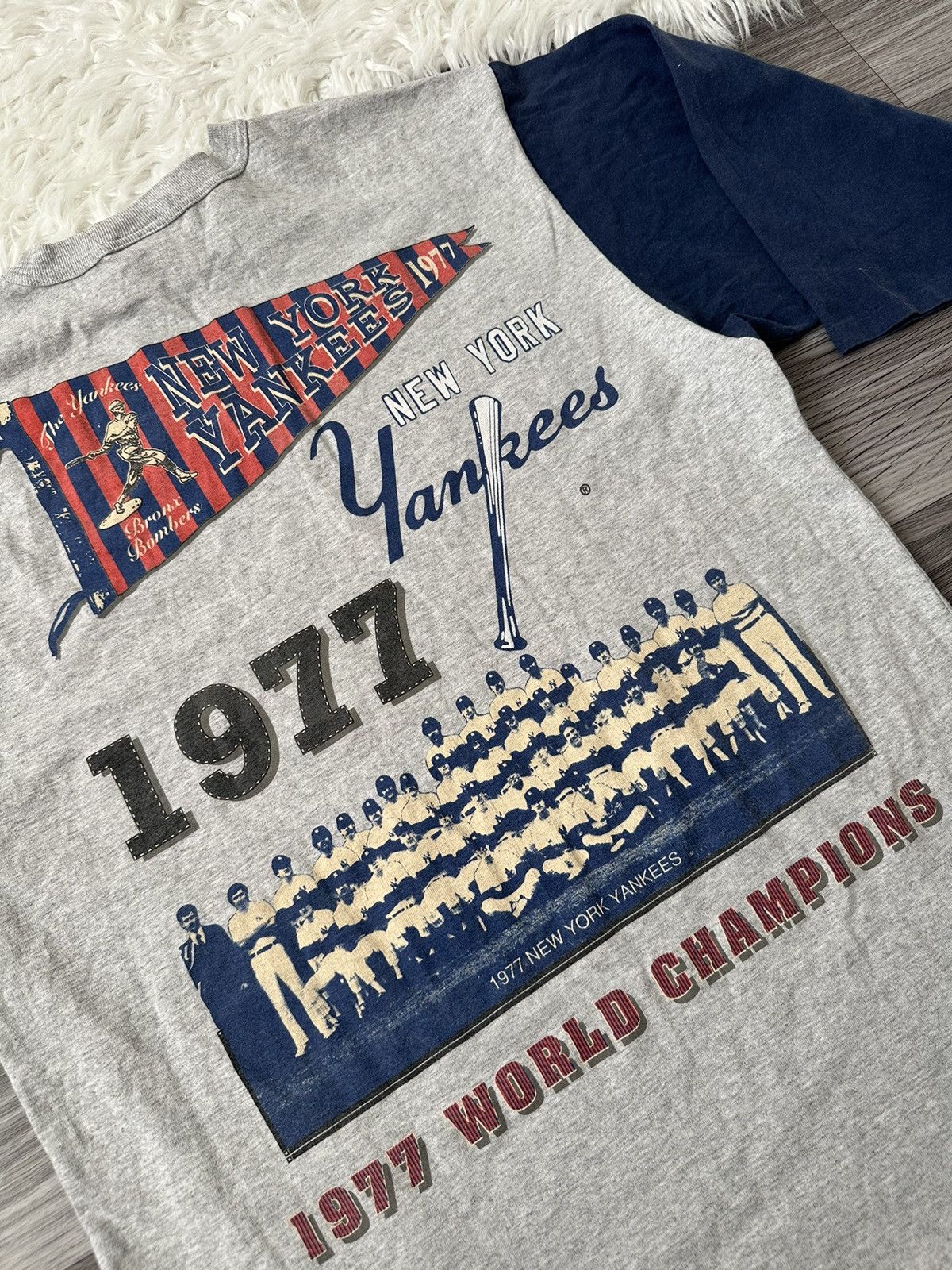 New York Yankees New York Yankees Grey 1994 MLB vintage rare Longsleeve Size US XL / EU 56 / 4 - 4 Thumbnail