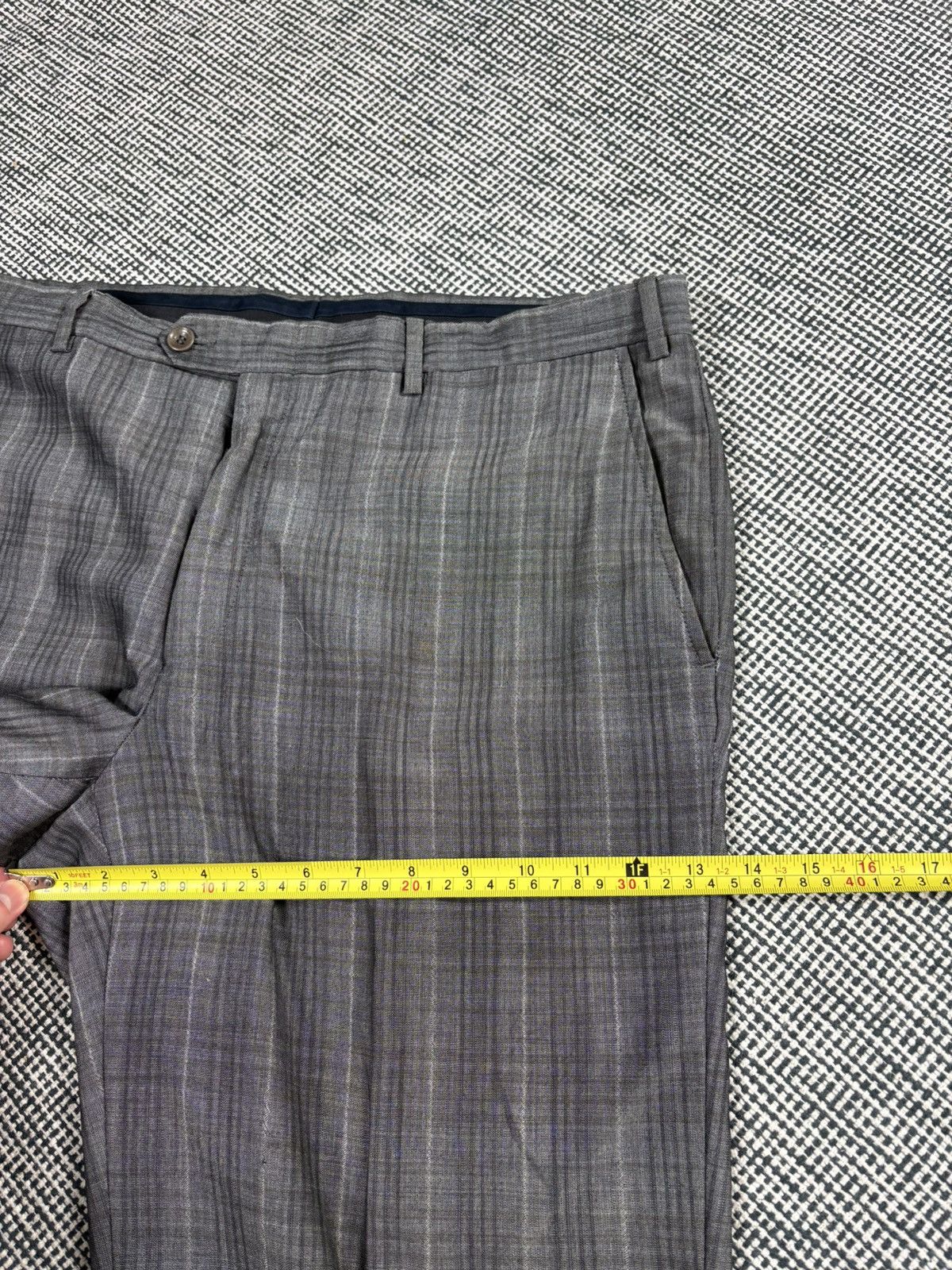 Pal Zileri Pal Zileri lab wool checkered suit set blazer jacket pants Size 44R - 20 Thumbnail