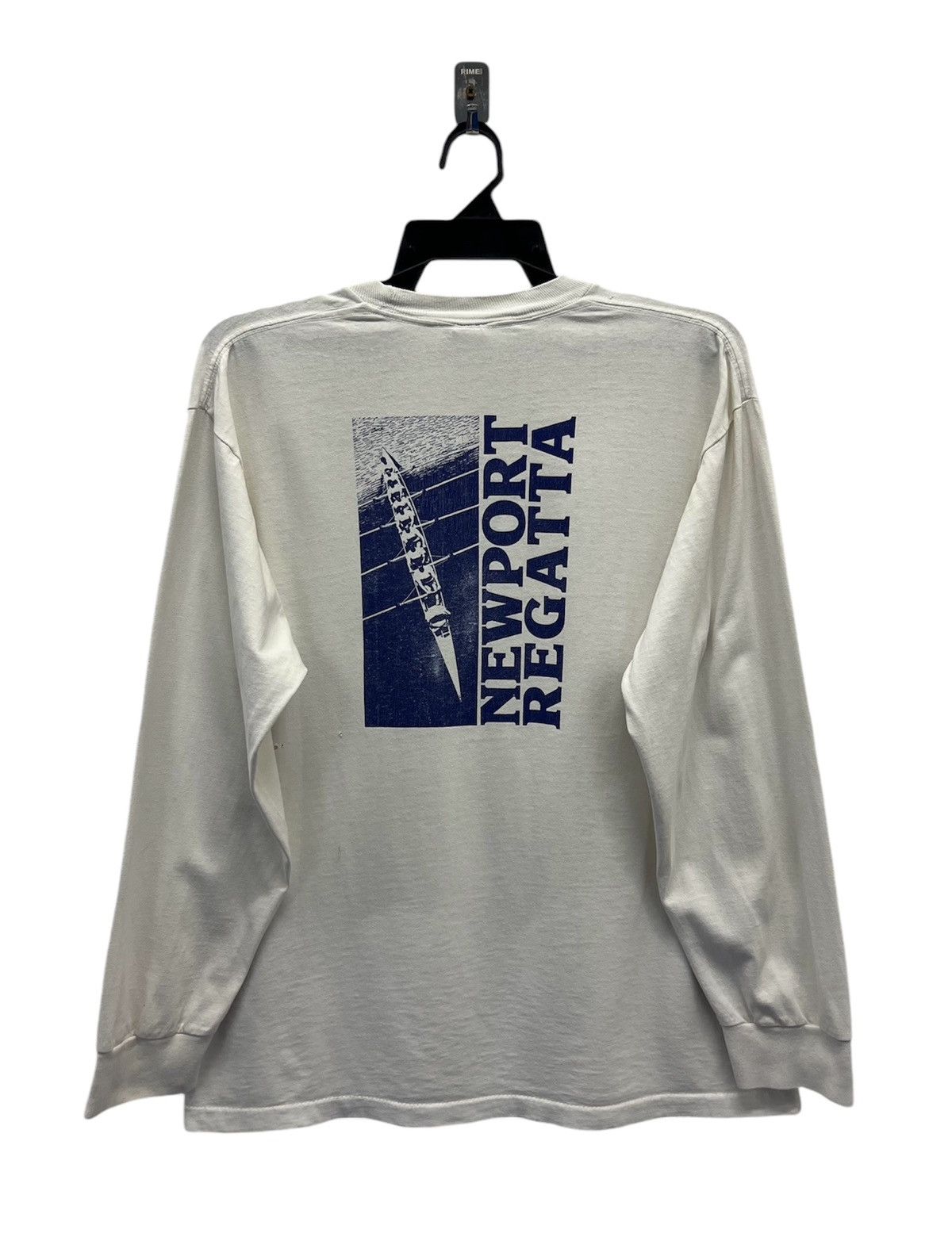 Anvil × Vintage VINTAGE ANVIL NEWPORT REGATTA 1993 MADE IN USA SWEATSHIRT Size US L / EU 52-54 / 3 - 1 Thumbnail