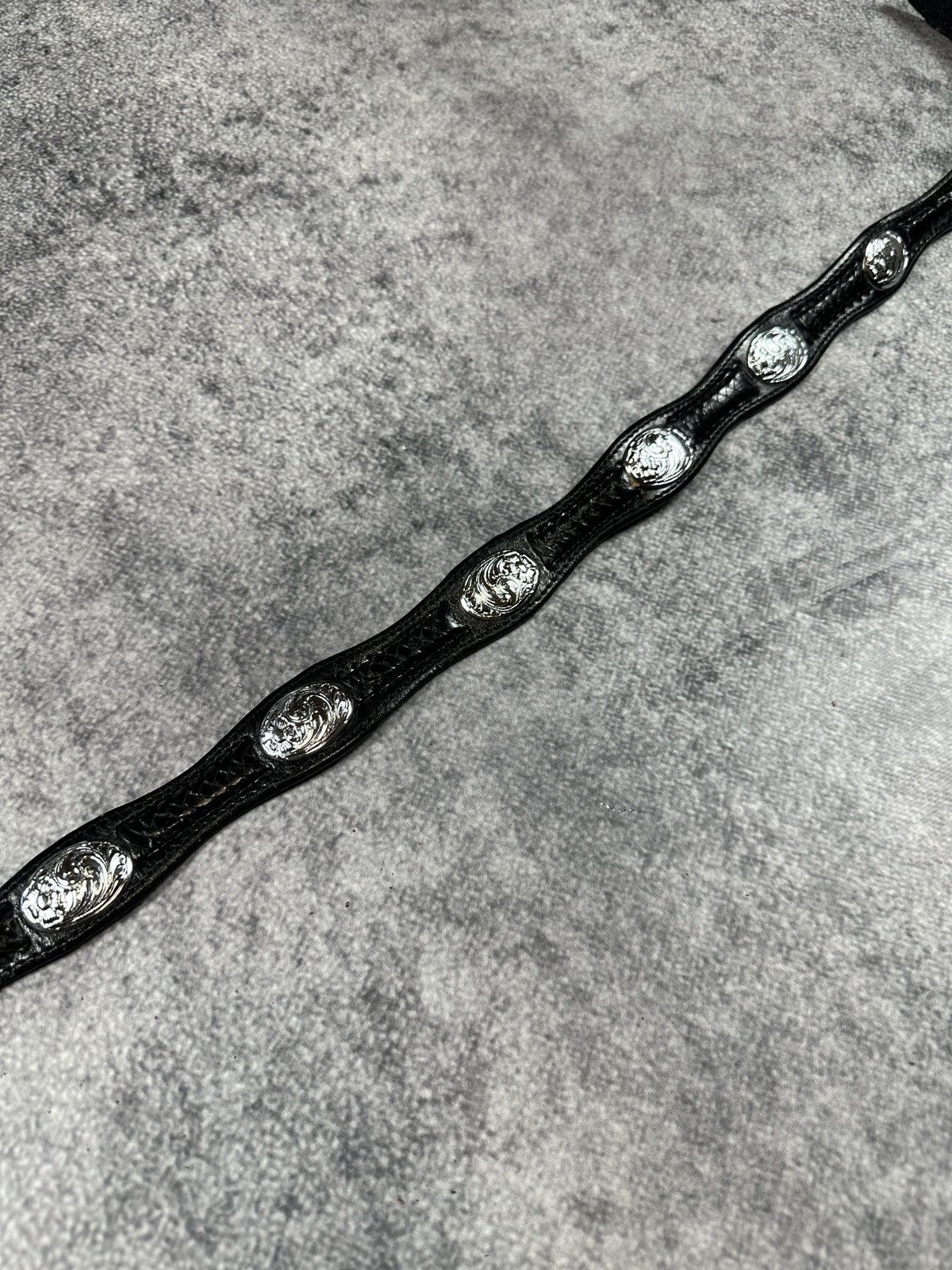 Cowboy Equipment Y2K Vintage Bear Logo Leather Belts Streetwear Style Cowboy Size ONE SIZE - 4 Thumbnail