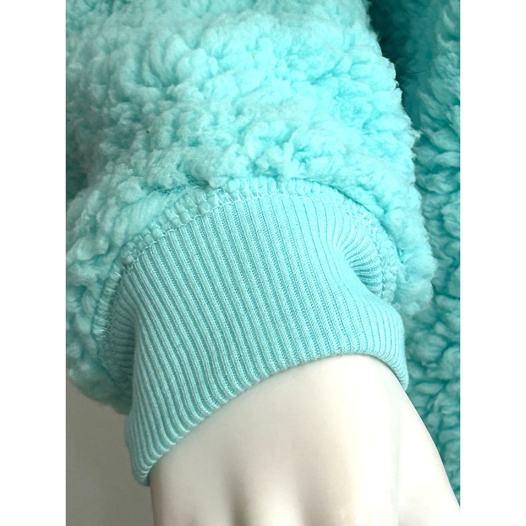 Other So Intimates Women’s Sweatshirt Blue Green M Sherpa Soft Coz Size M / US 6-8 / IT 42-44 - 12 Thumbnail