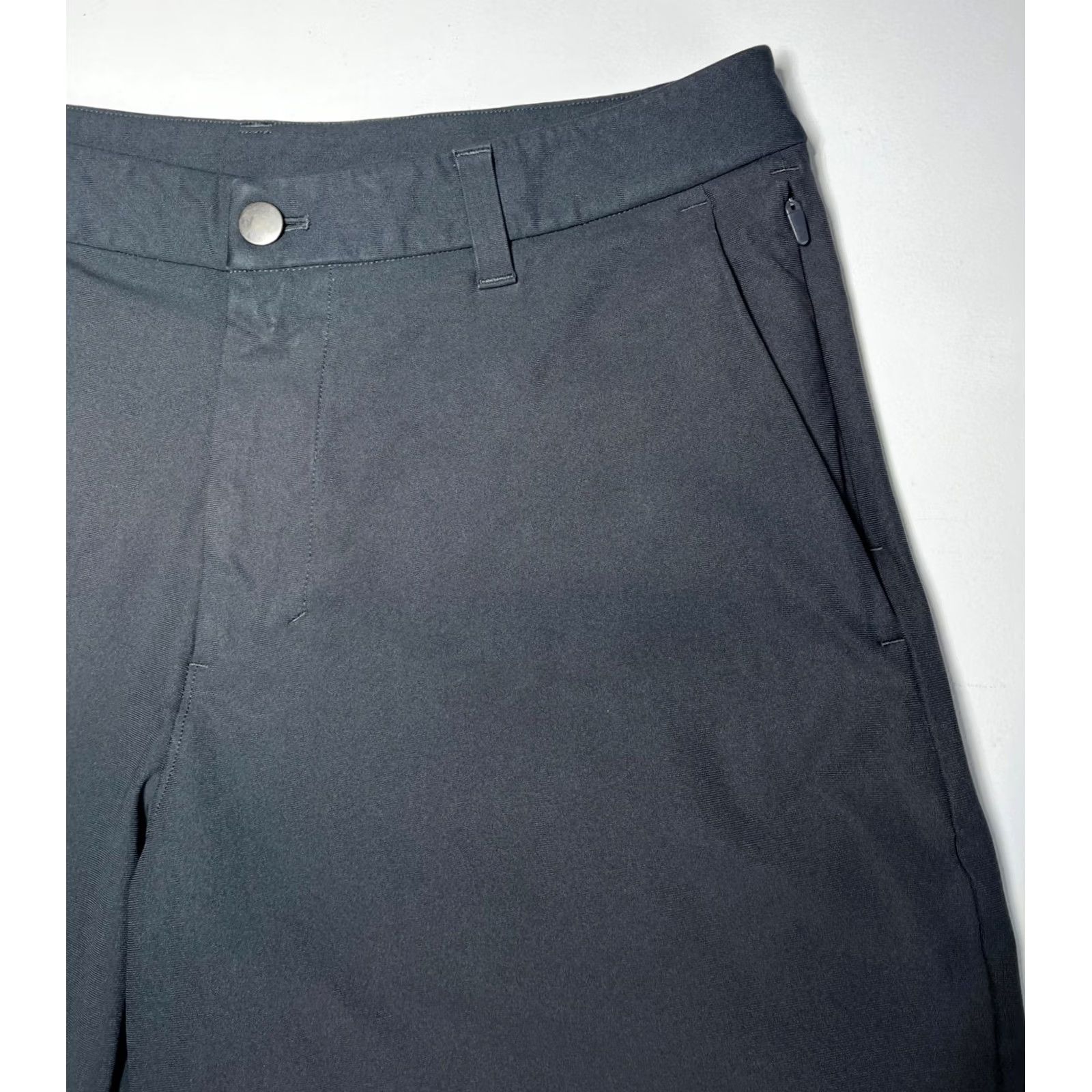 Lululemon Lululemon Men's Commission Classic-Fit Shorts 9" 32 Gray Flat Front Pockets City Outdoor Summer 9" Inseam Mens Size US 32 / EU 48 - 5 Thumbnail