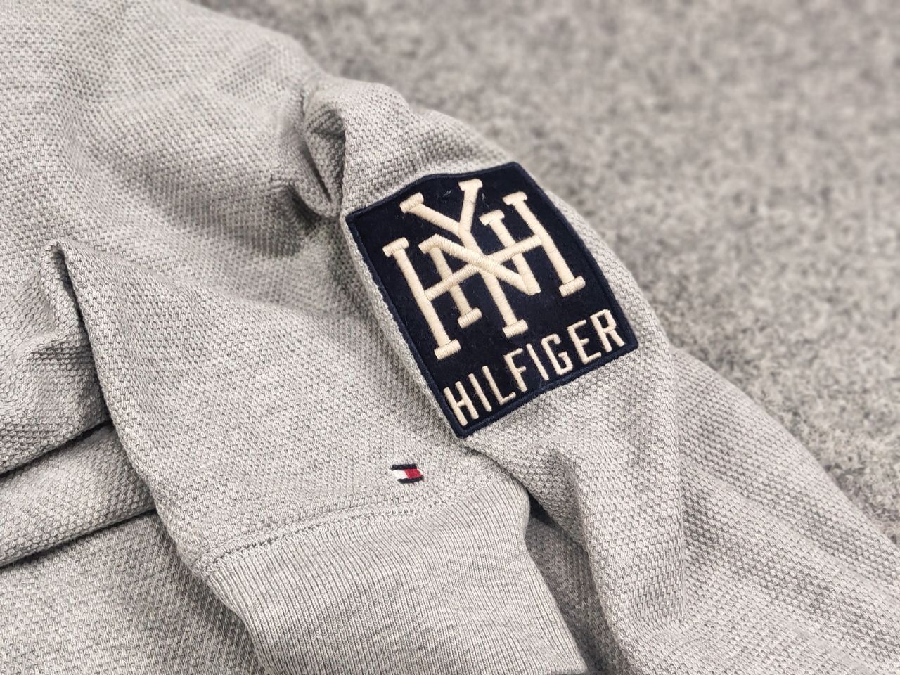 Tommy Hilfiger Tommy Hilfiger Padded with Zip Hoodie Gray Jacket Size US L / EU 52-54 / 3 - 13 Thumbnail