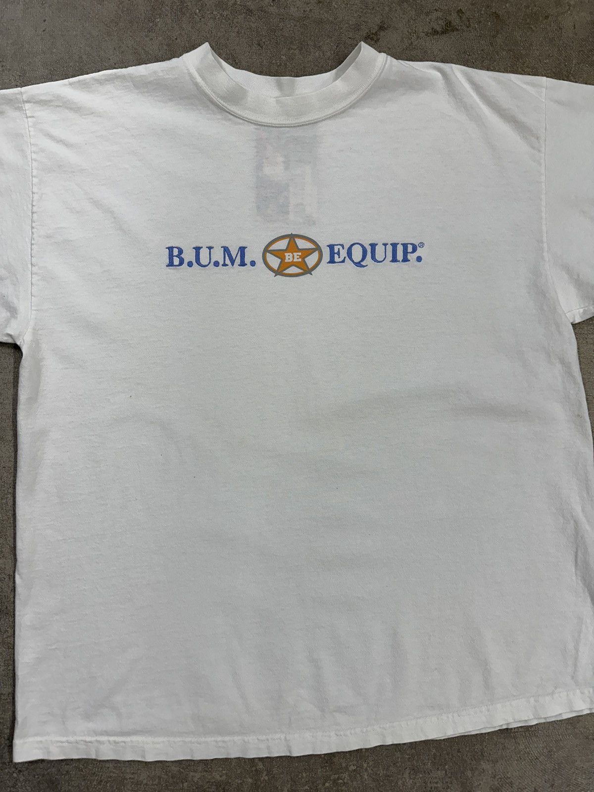 B.U.M Equipment Vintage 90s Bum Equipment BE Logo T-Shirt Size US L / EU 52-54 / 3 - 3 Thumbnail