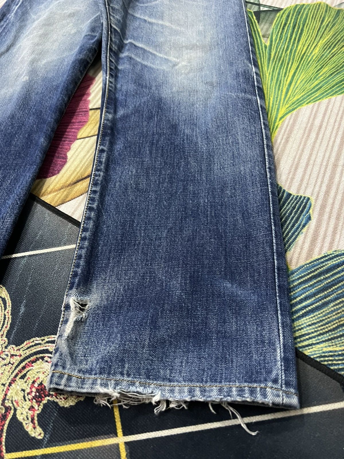 Vintage 80’s Takeo Kikuchi Japanese Brand Clawmark Nice Faded Jean Size US 29 - 5 Thumbnail