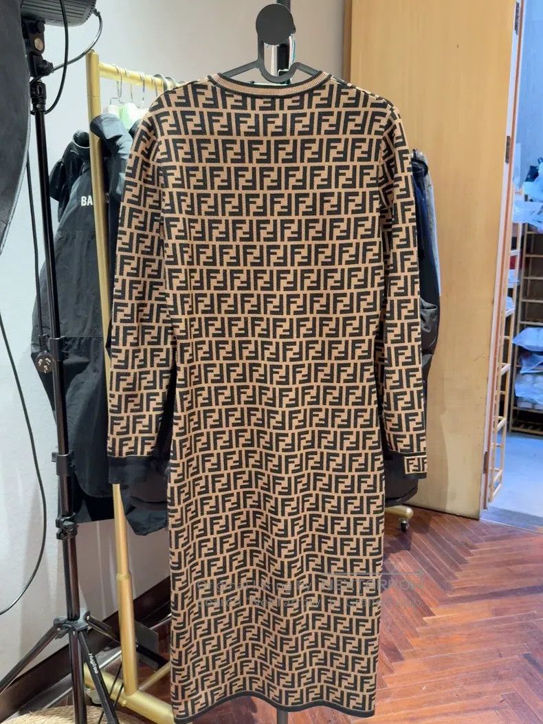 Fendi Fendi Women's old flower full-print dress Size S / US 4 / IT 40 - 3 Thumbnail