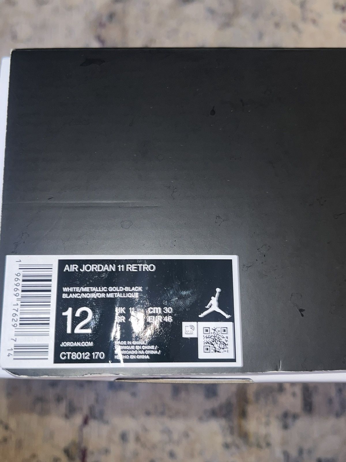 Jordan Brand × Nike Air Jordan Retro 11 DMP Gratitude Sz 12 Size US 12 / EU 45 - 8 Thumbnail