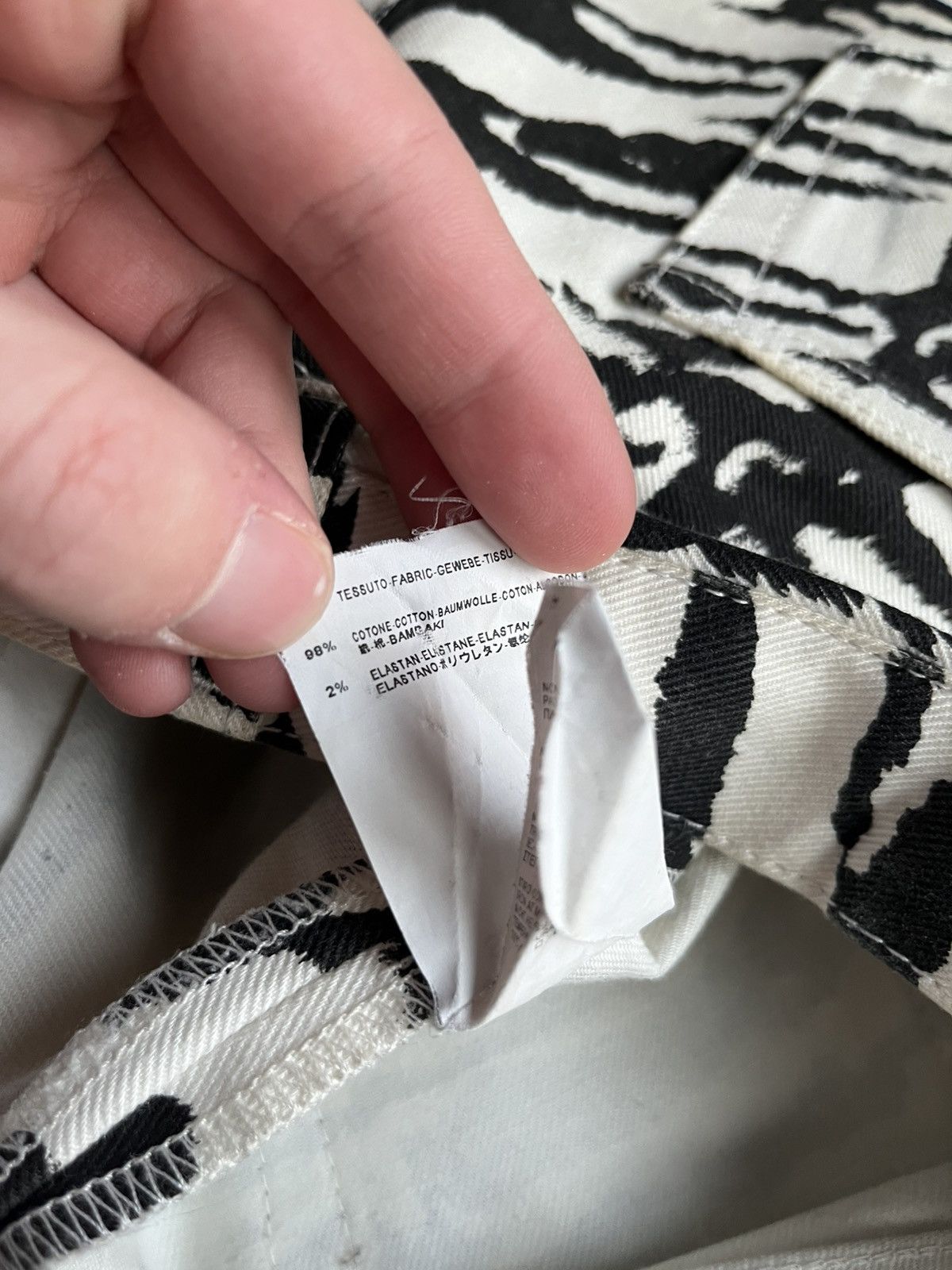 Saint Laurent Paris Saint Laurent SS14 Zebra D02’s Size 30" / US 8 / IT 44 - 7 Thumbnail