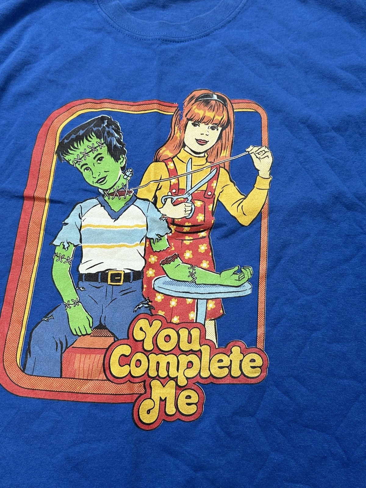 Other Adult Humor “You Complete Me” Moovie Frankenstein T-Shirt Size US M / EU 48-50 / 2 - 4 Thumbnail