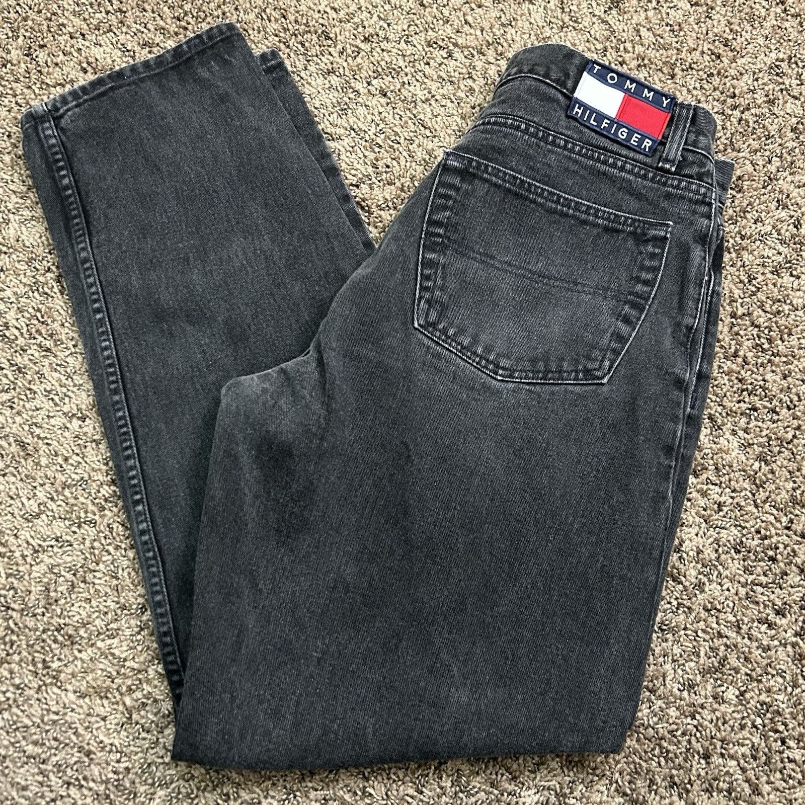 Tommy Hilfiger Vintage Tommy Hilfiger Freedom W34 L34 Black 100% Cotton 90s Size US 34 / EU 50 - 11 Thumbnail