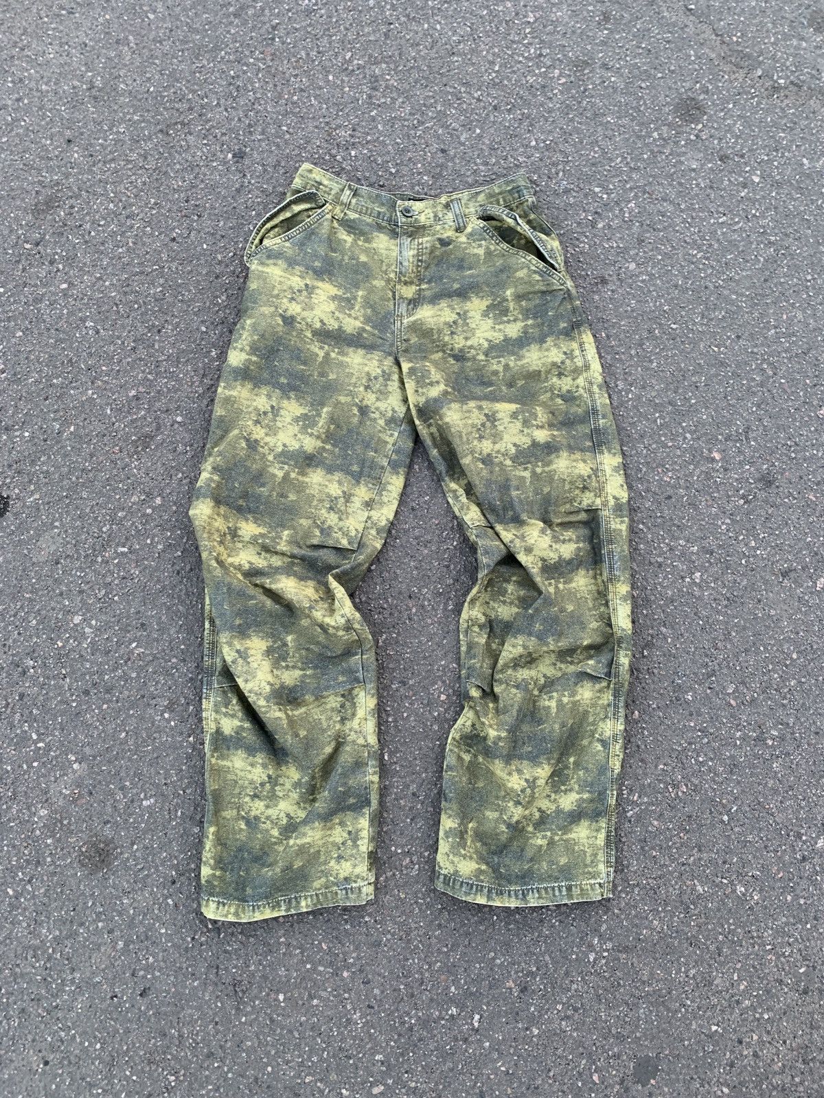 Vintage Avantgarde Camouflaged Military Cargo Pants Size US 30 / EU 46 - 2 Thumbnail