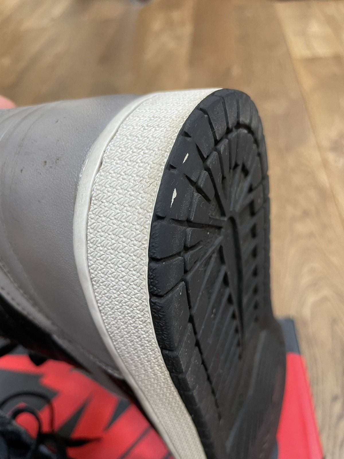 Nike Nike air jordan 1 high shadow black/medium grey-white Size US 11.5 / EU 44-45 - 7 Thumbnail