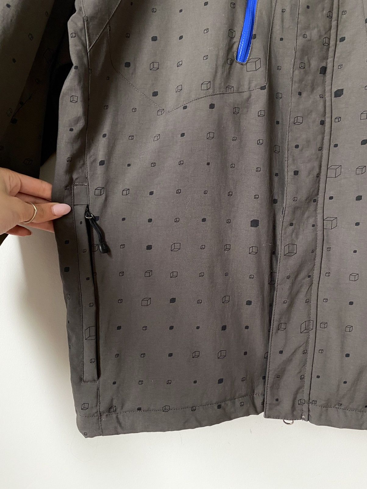 Stussy Stussy Cube Geometric Snowboard Rain Jacket Size US XL / EU 56 / 4 - 4 Thumbnail