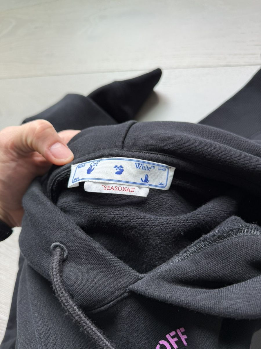 Off-White Off-White Caravaggio St. Fran Hoodie Sz XL Size US XL / EU 56 / 4 - 4 Thumbnail
