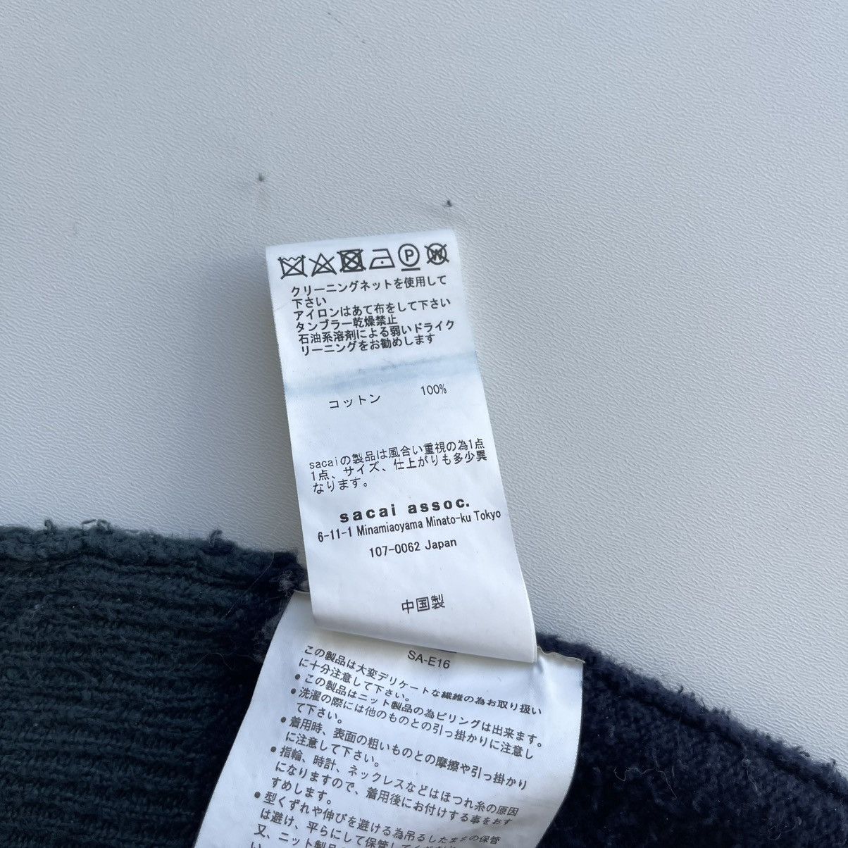 Japanese Brand × Sacai Sacai Resort 2017 Cotton Knit Sweater Unisex Colorblock Rare Size US L / EU 52-54 / 3 - 9 Thumbnail